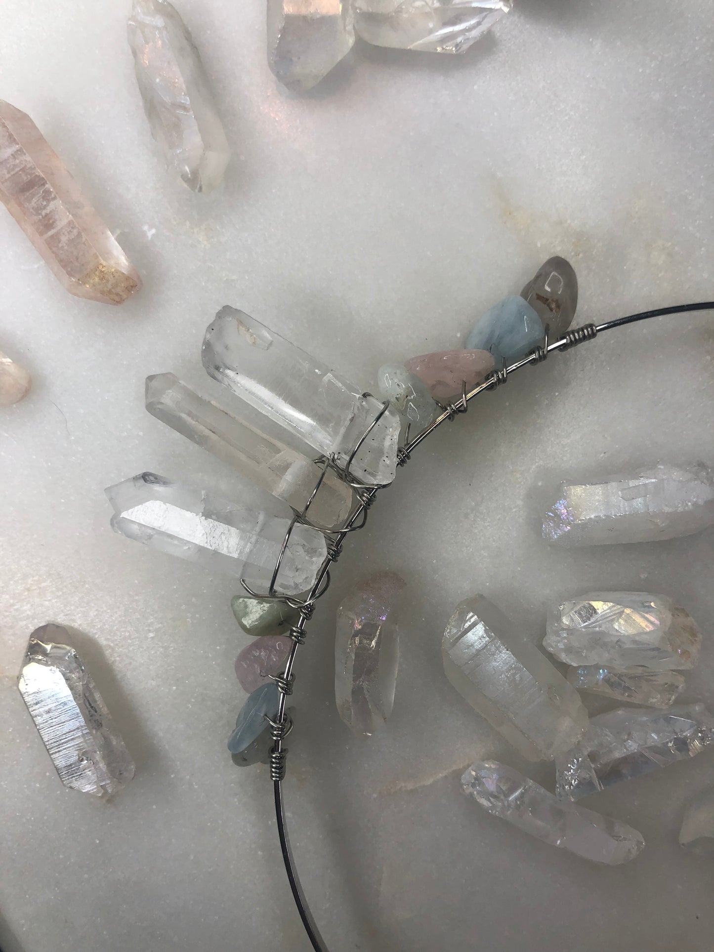 Morganite Headband