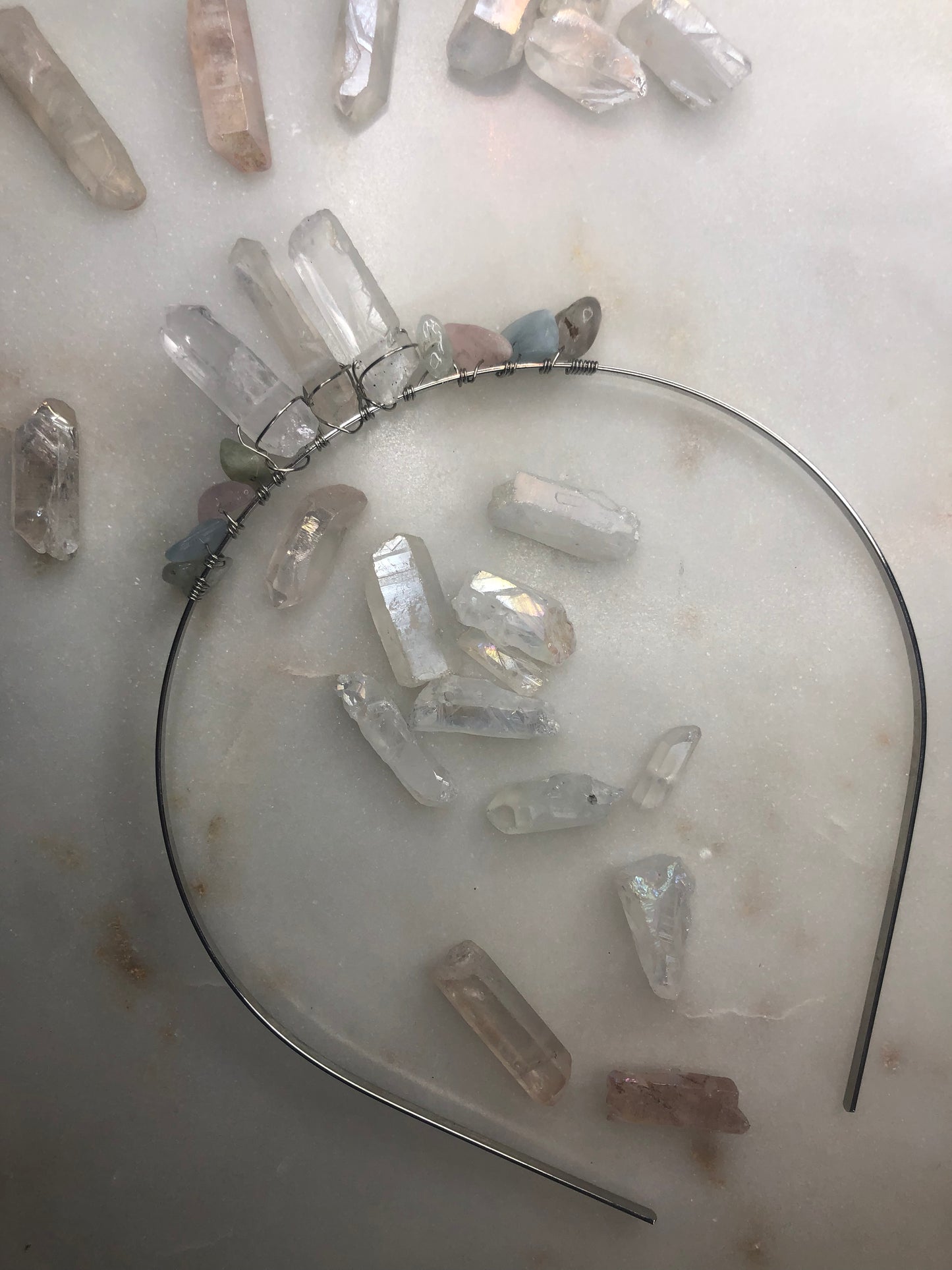 Morganite Headband