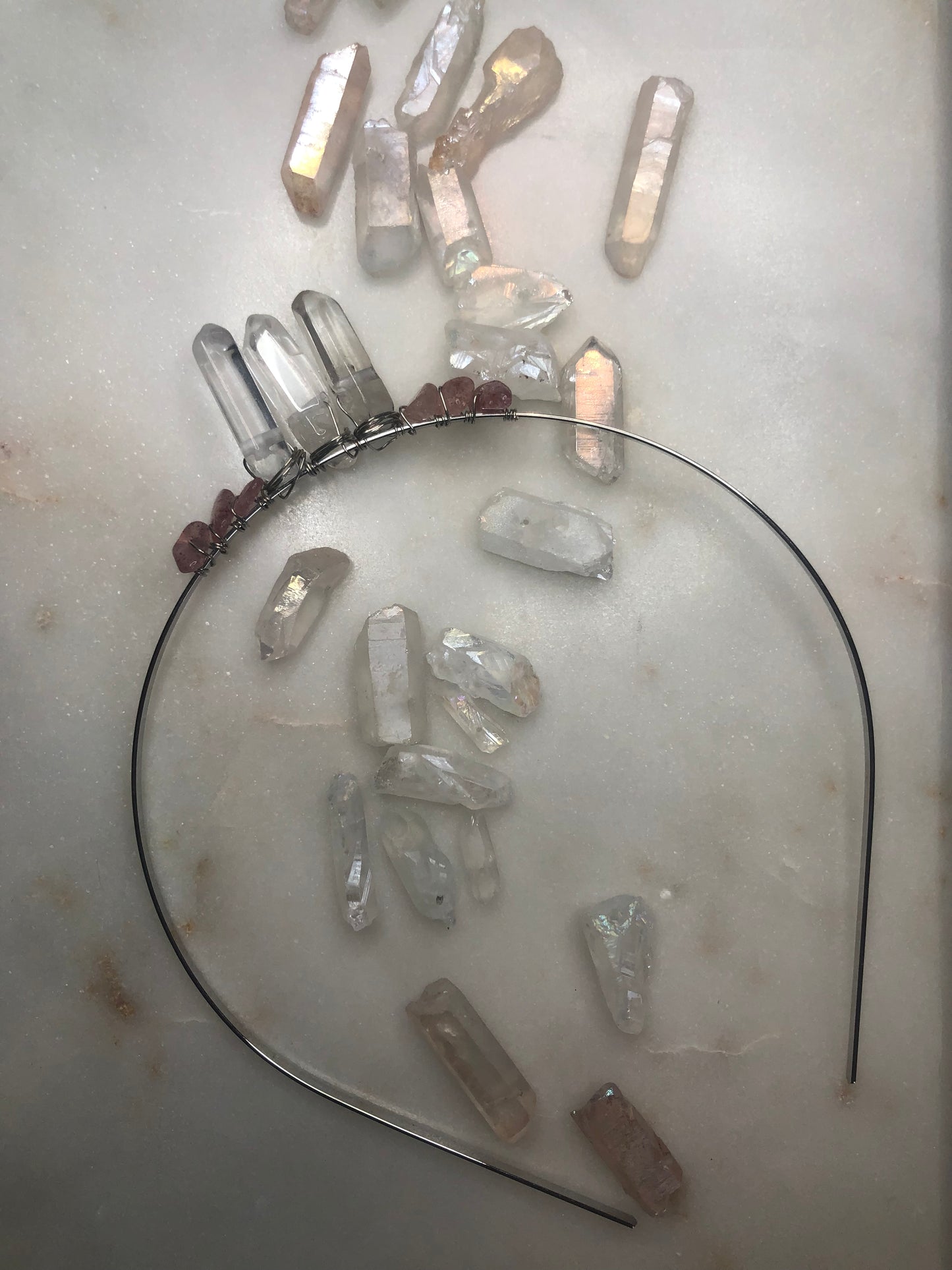 Strawberry Quartz Headband