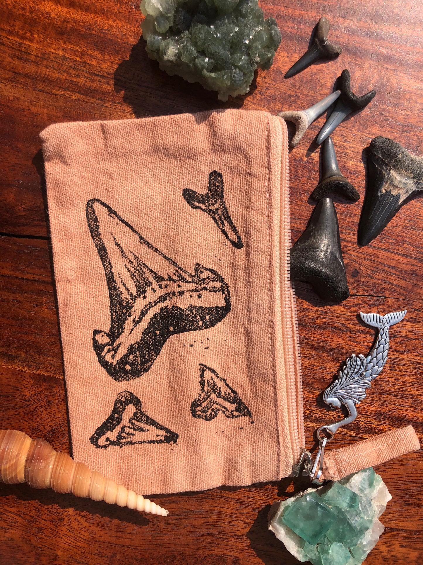 Shark Tooth Mermaid Pouch