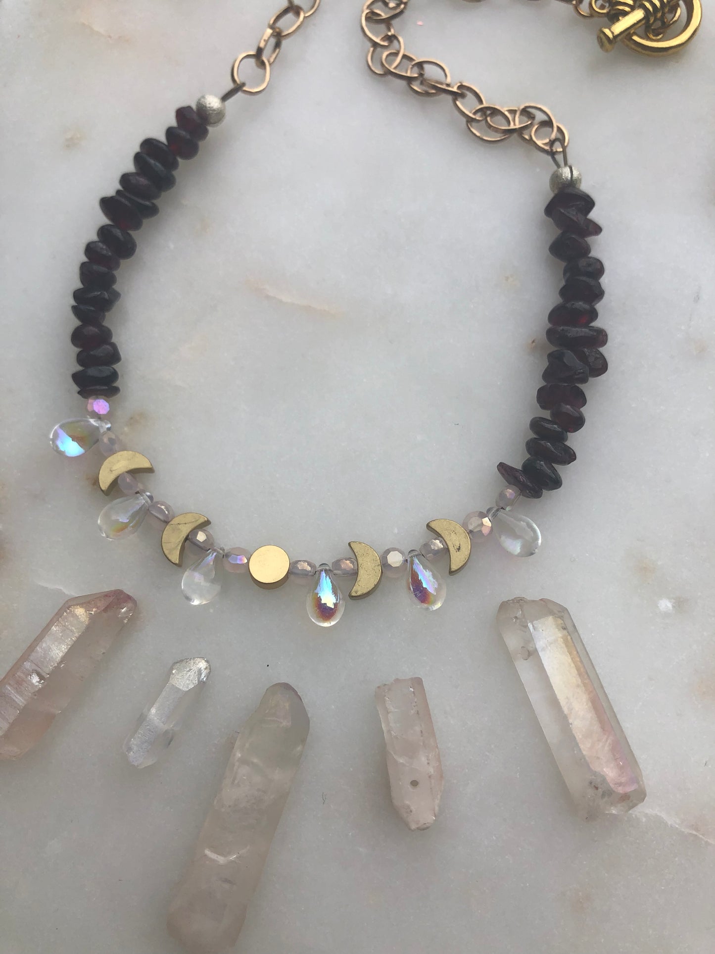 Garnet Drops Moon Phases