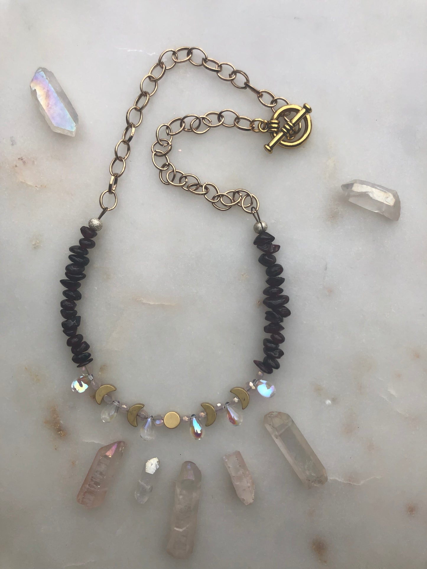 Garnet Drops Moon Phases