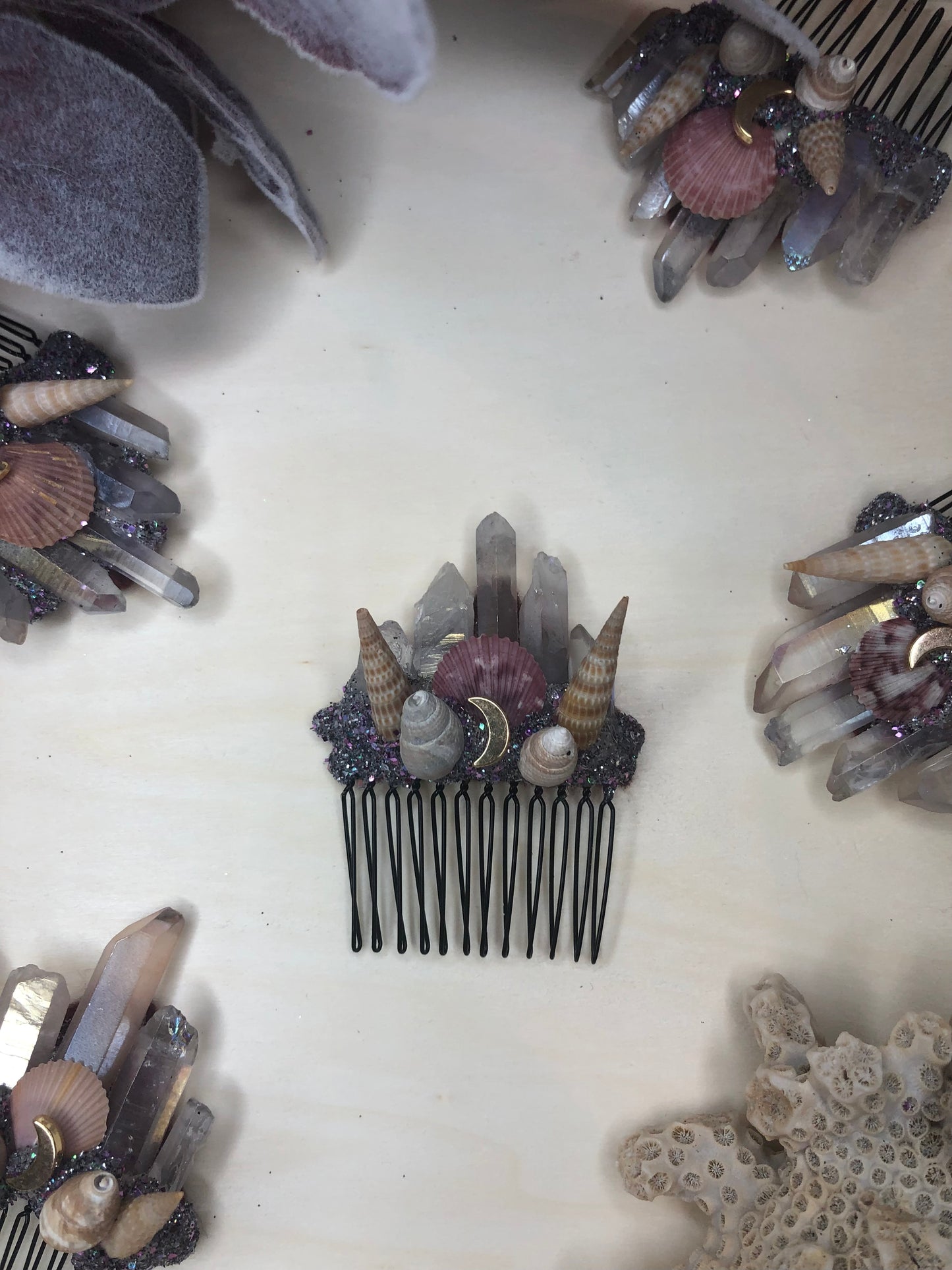 Moon Mermaid Combs