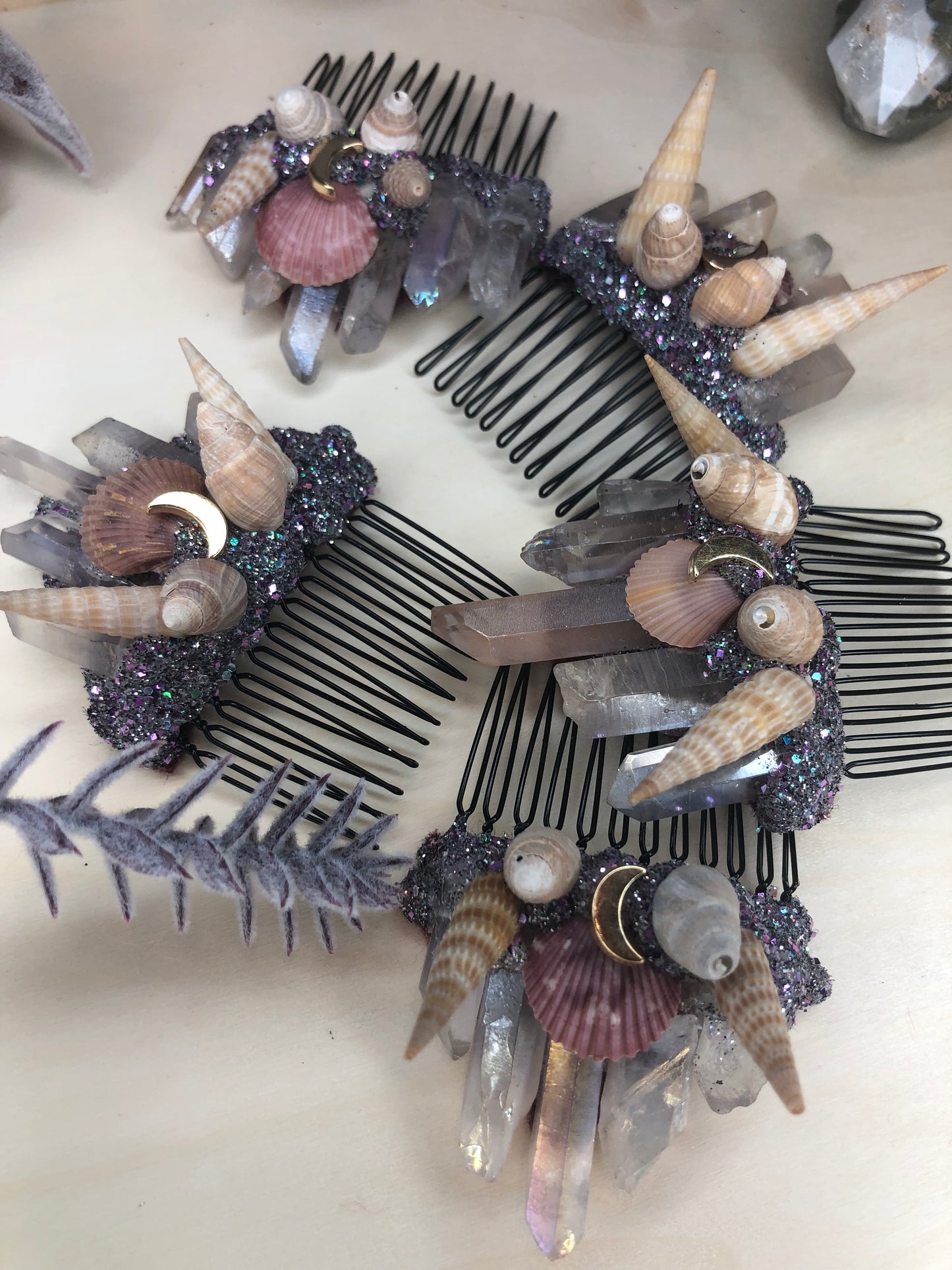 Moon Mermaid Combs