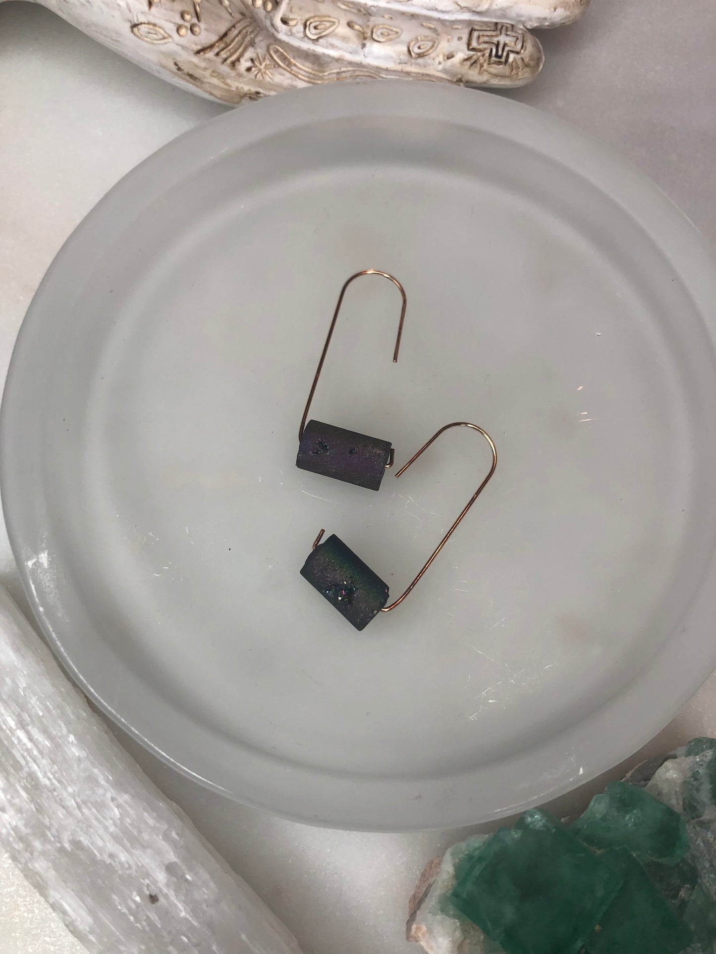 Druzy Hooks