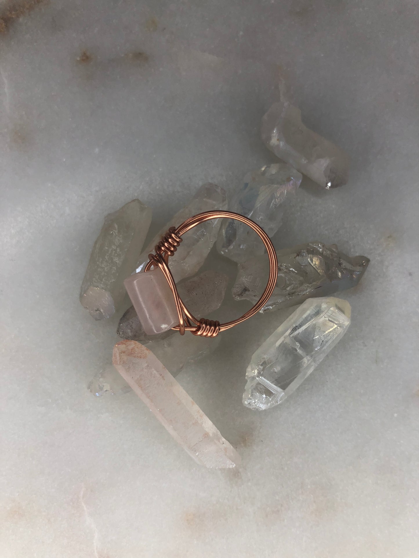 Rose Quartz Ring