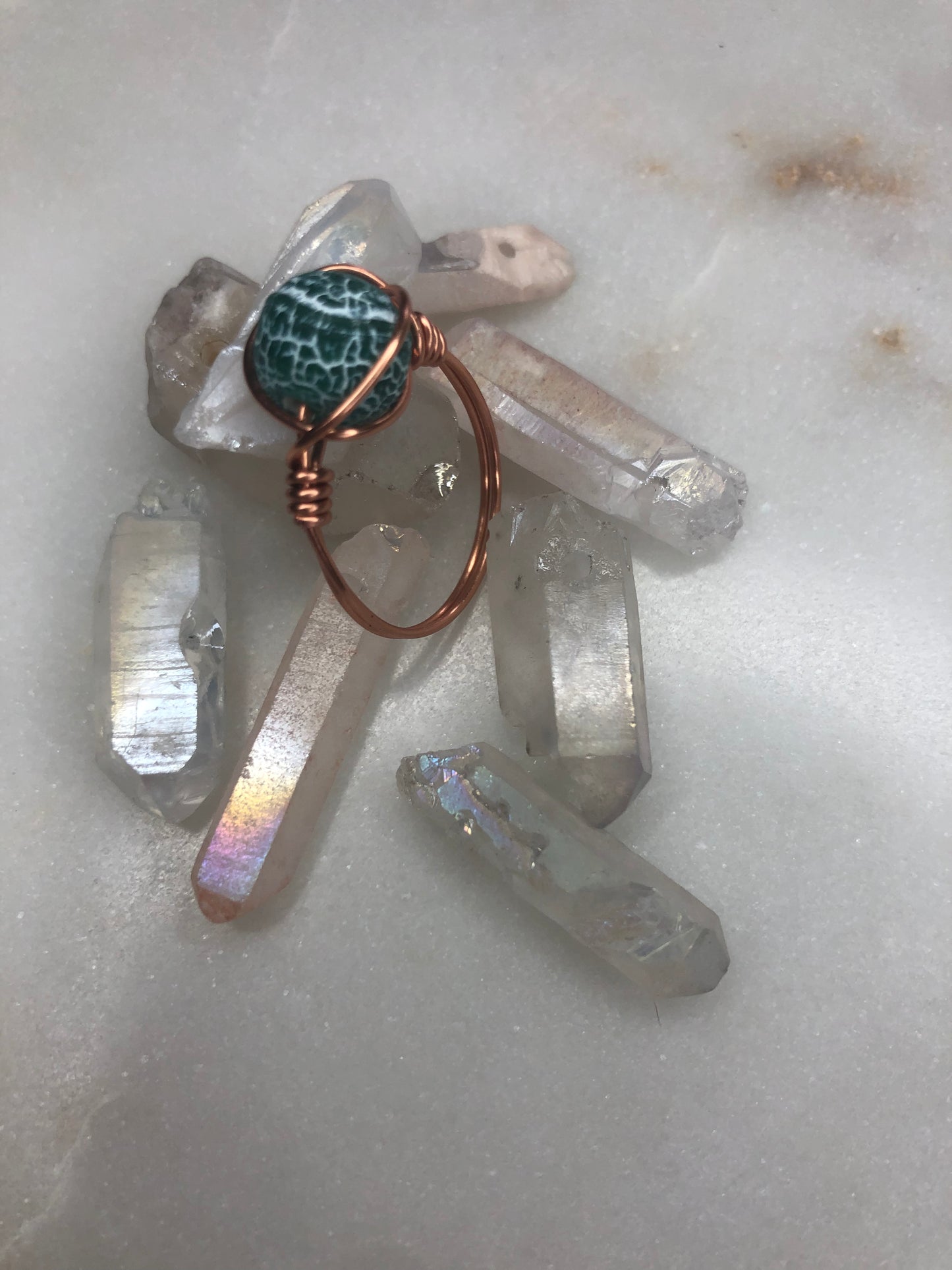 Ocean Glass Ring